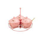 BM715 Pink Tempat Sambal Dengan Motif Marmer